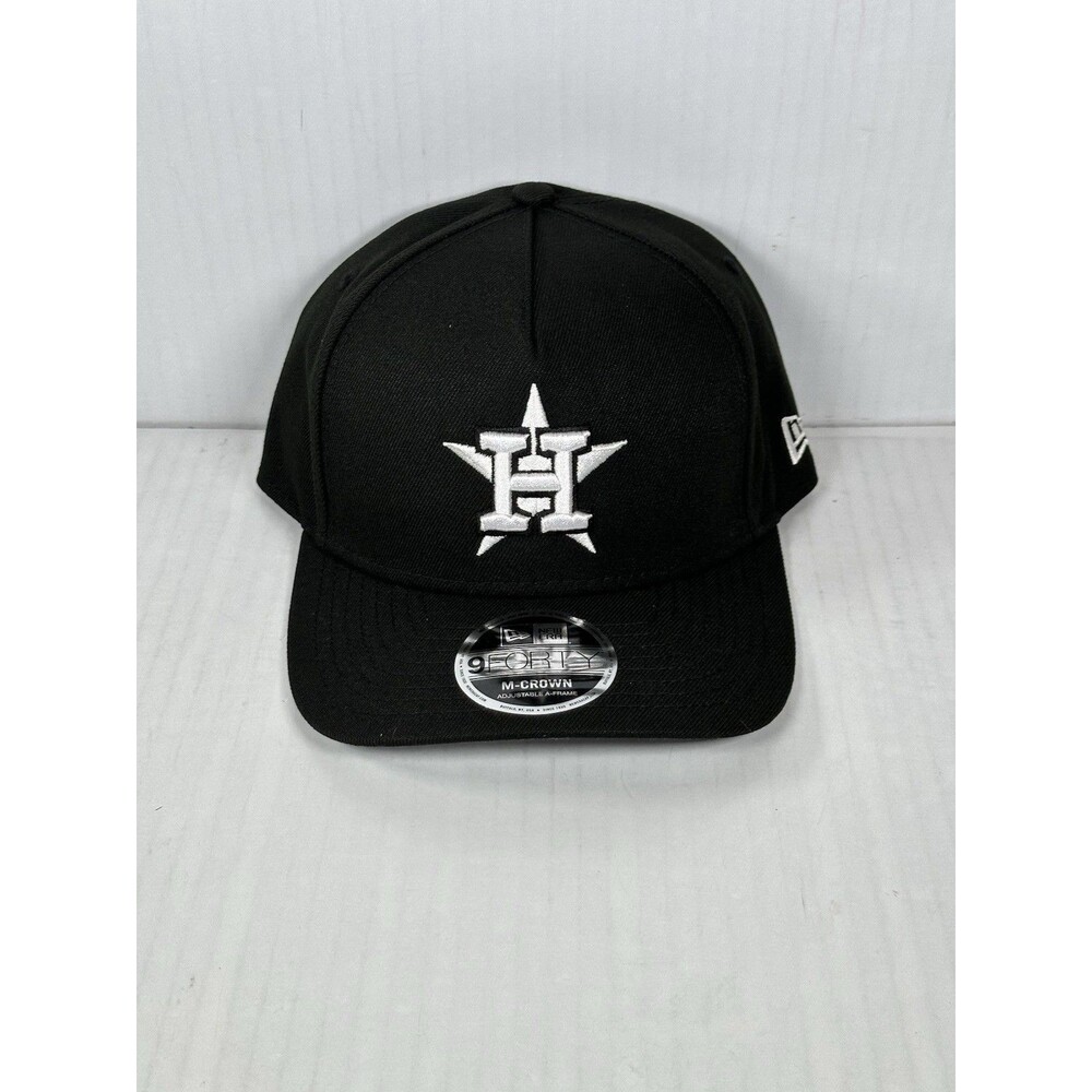 New Era 9FORTY Houston Astros M-Crown MLB Adjustable A-Frame Hat Cap OSFM NWT